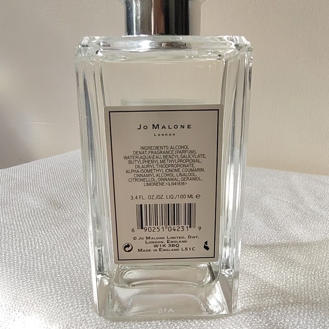 Jo Malone Mimosa & Cardamom Cologne 100ml (Category: Fragrance & Deodorants) located in Binan City. Submitted by apparelsbyeve (Listing ID 1408286555, Image 3). Description: - Authentic Jo Malone Mimosa & Cardamom Cologne - 100ml bottle - Includes box.