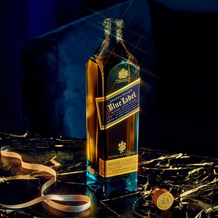 Johnnie Walker Blue Label Blended Scotch Whisky (Category: Beverages) located in Quezon City. Submitted by void_inventories (Listing ID 1408279437, Image 1). Description: - Johnnie Walker Blue Label Scotch Whisky - Includes original box - Brandnew Sealed 🌟 Mod: lalamove, pick up, or meet up 🌟 Mop: Gcash or cash 🛑 Banawe del monte Quezon City .