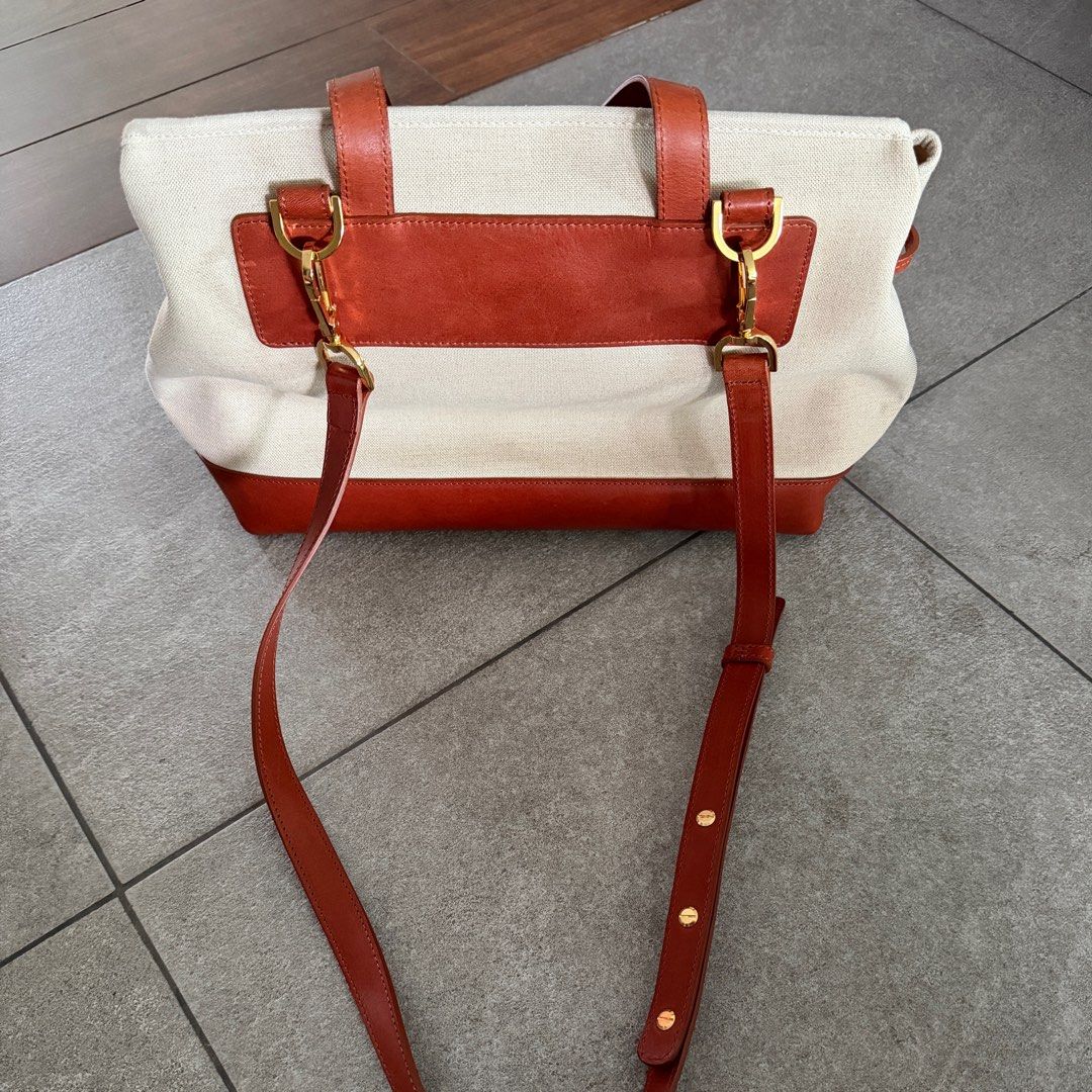 Mansur Gavriel Creme/Brandy Lady Bag (Category: Luxury Bags & Wallets) located in Quezon City. Submitted by prelovedbygirliess (Listing ID 1408176591, Image 2). Description: .