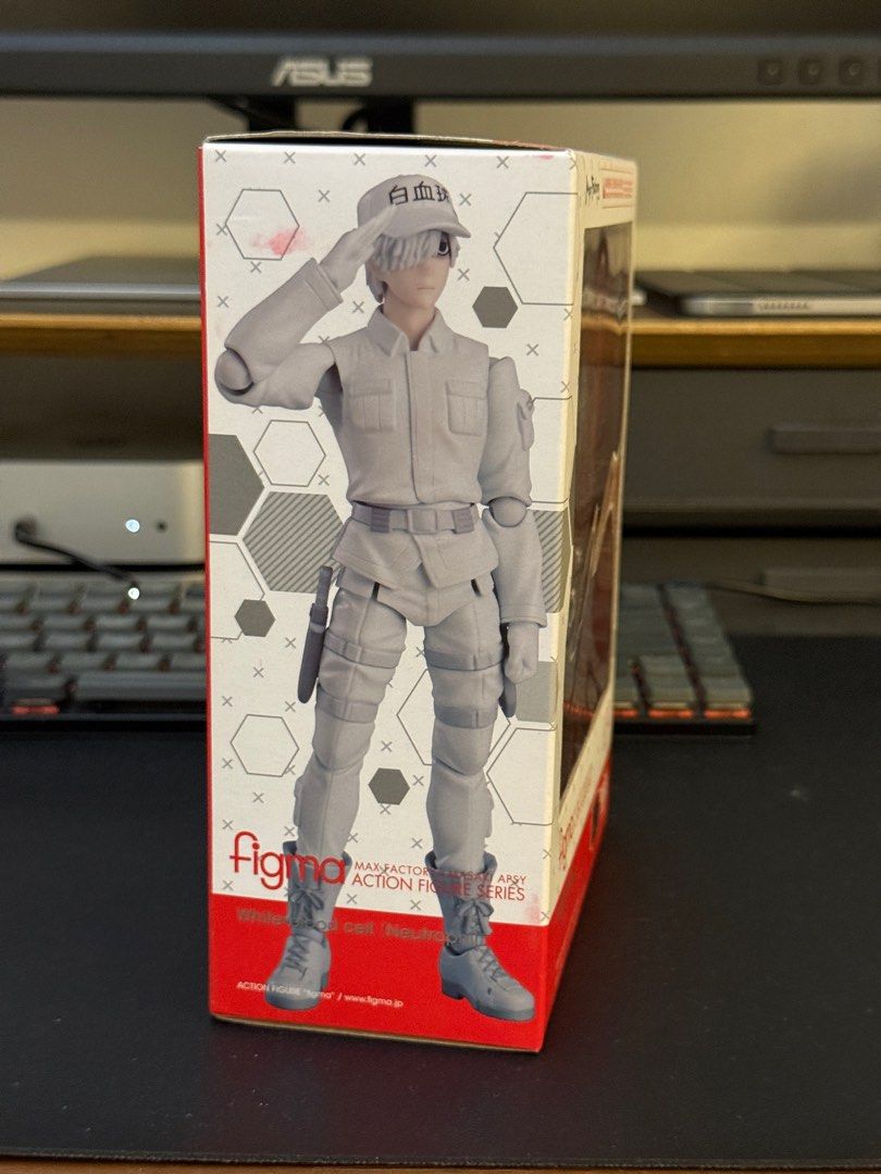 Max Factory Figma 489 White Blood Cell (Category: Figurines & Statues) located in Manila. Submitted by drewster14 (Listing ID 1408133150, Image 3). Description: - Authentic Figma White Blood Cell (Neutrophil) 489 - From the popular anime series Cells at Work - Complete back in box like new.