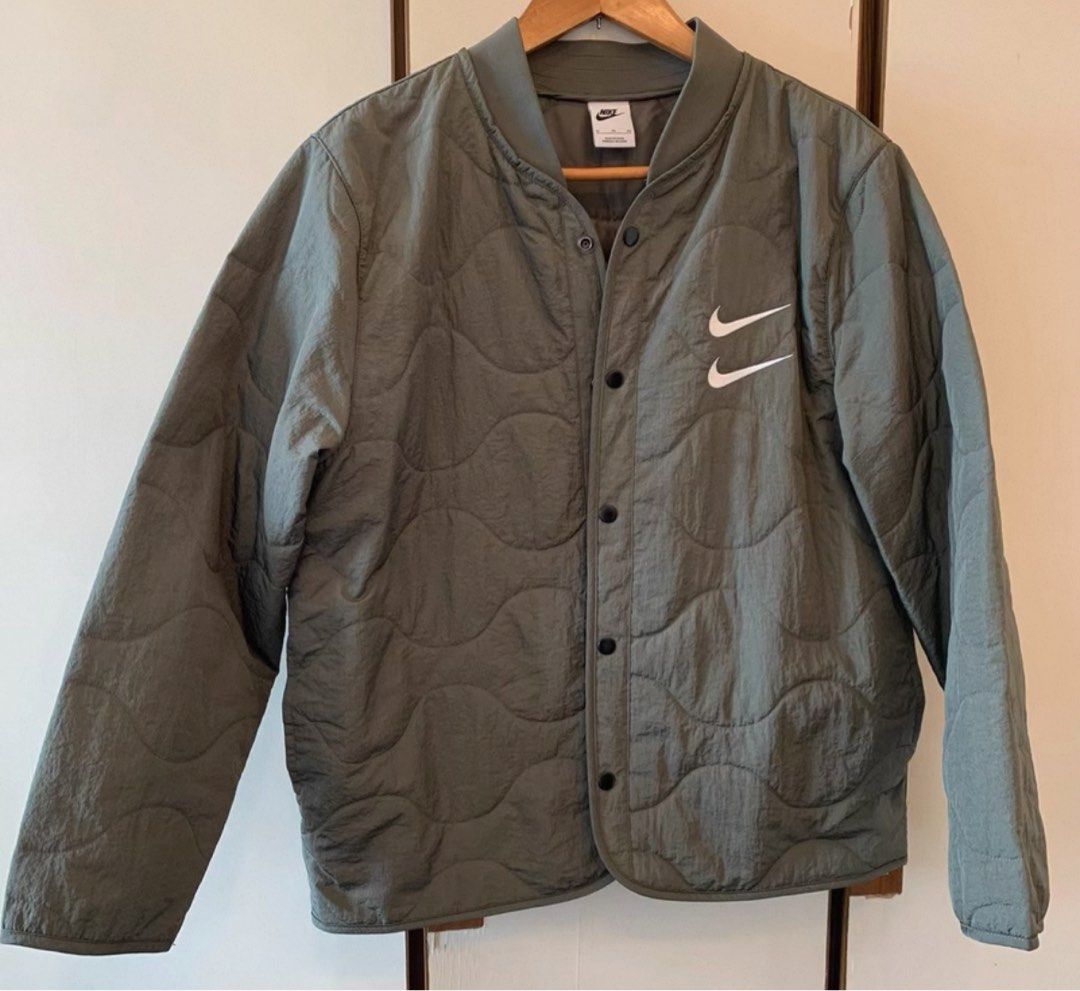 nike sportswear swoosh quilted jacket