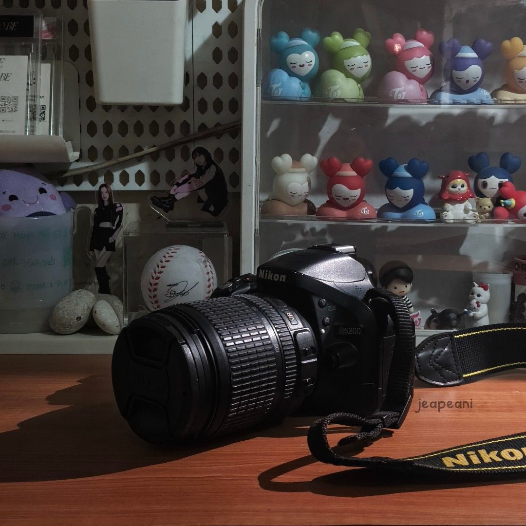 Nikon D5200 DSLR Camera (Category: Cameras) located in Imus. Submitted by jeapeani (Listing ID 1408163119, Image 1). Description: ‎WTS NIKON D5200 DSLR FlIPSCREEN ‎ ‎Complete inclusion, gagamitin na lang. ‎ ‎• Sealed SanDisk Ultra 64GB ‎• 2 original batteries w/charger ‎• W/Nikon DX AF-S Nikkor 18-105mm Lens w/lens cap ‎• Camera strap & bag ‎ ‎Condition: ‎• May dead pixels on screen, but doesn't affect the output. ‎• Need lens cleaning, may dust 