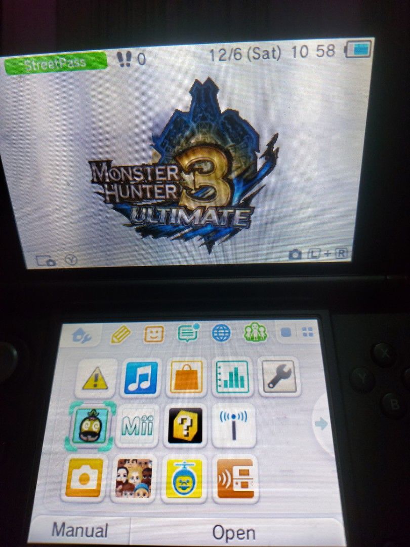 Nintendo 3ds Game Monster Hunter 3 ultimate USA version (Category: Nintendo) located in San Juan City. Submitted by appleusermarioz (Listing ID 1408133789, Image 3). Description: 3DS game RPG , Story game Monster Hunter 3 Ultimate - USA version - English - with Manual insert - Good working, for sale only 1,000 pesos meet Up malls If Interested near sa Place ko Or Pick Up sa place ko quezon city area for sale Only.