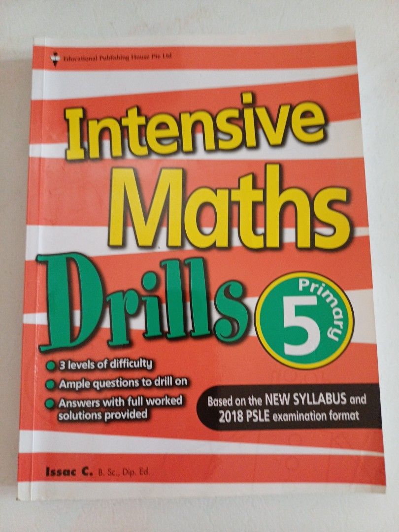 Intensive Math Workbook PSLE Intensive Maths Drills Primary 5 Workbook, Hobbies & Toys, Books ...