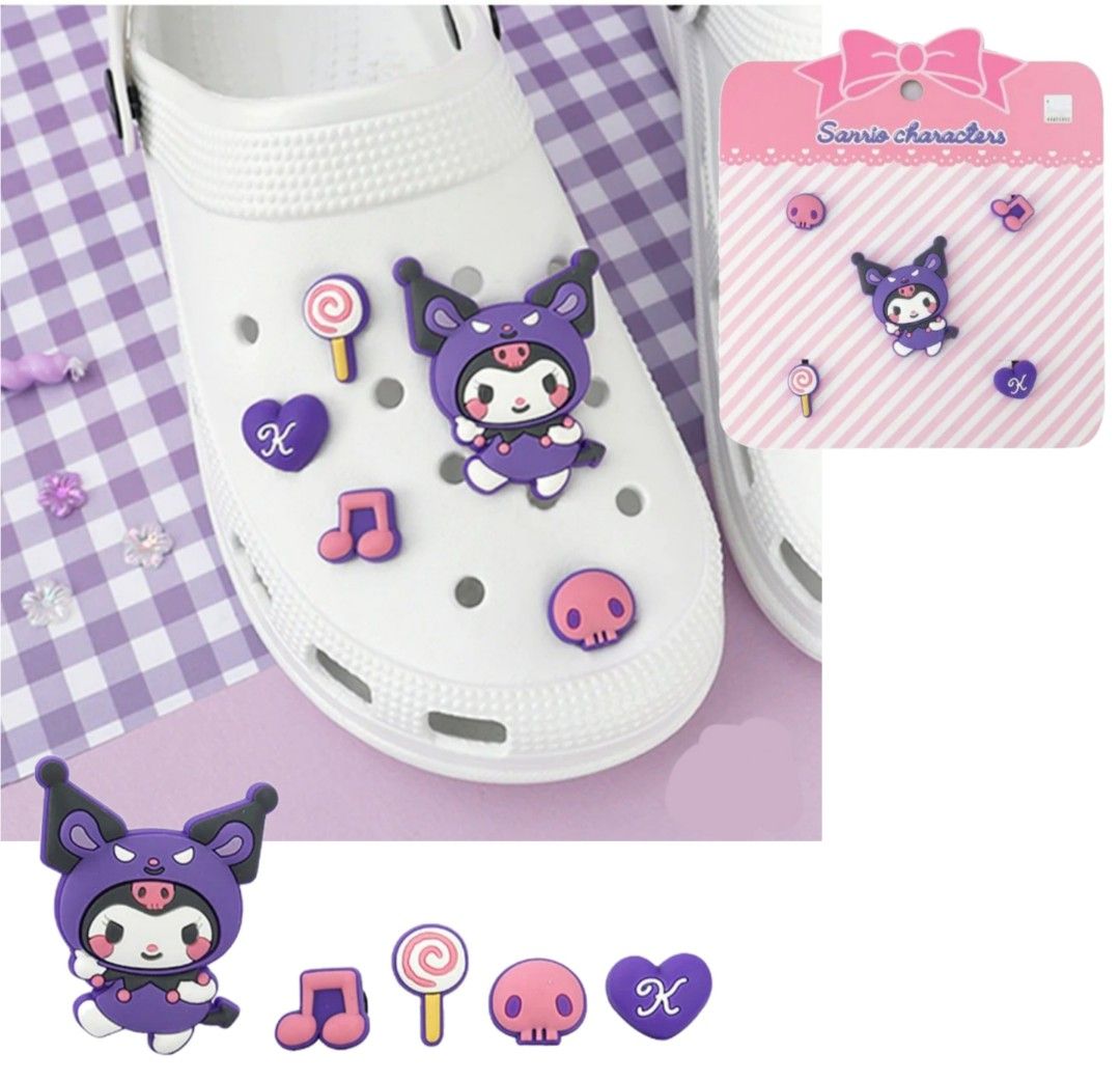 Sanrio Character Icon Jibbitz Set (Category: Character Goods) located in Quezon City. Submitted by niceandfancy (Listing ID 1408121320, Image 3). Description: NOTE: jibbitz only, no slippers included..