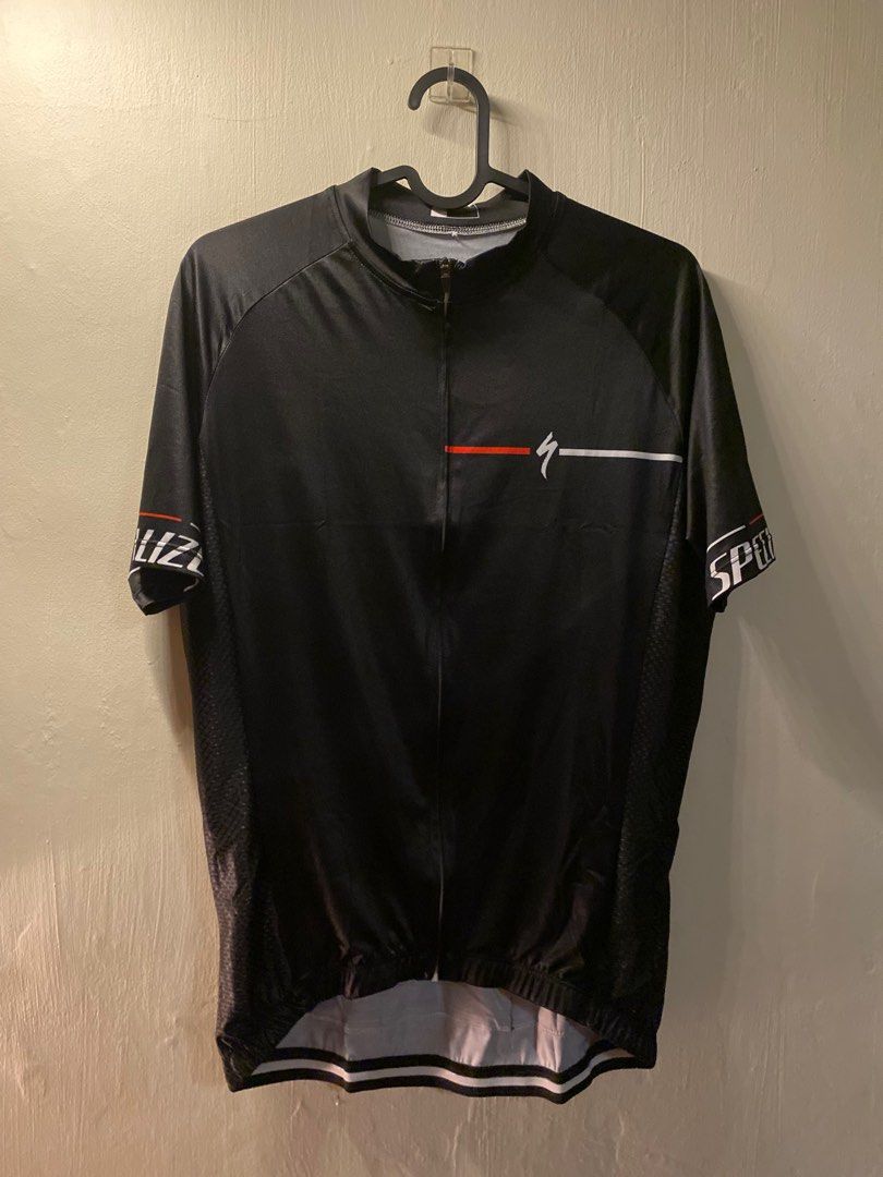 Specialized Cycling Jersey (Category: Activewear) located in Pasig City. Submitted by emaus_rdrgz (Listing ID 1408225648, Image 1). Description: Specialized Cycling Jersey Size: Large ₱400.00 Delivery/Shipping fee is shouldered by the buyer What you see is what you get .
