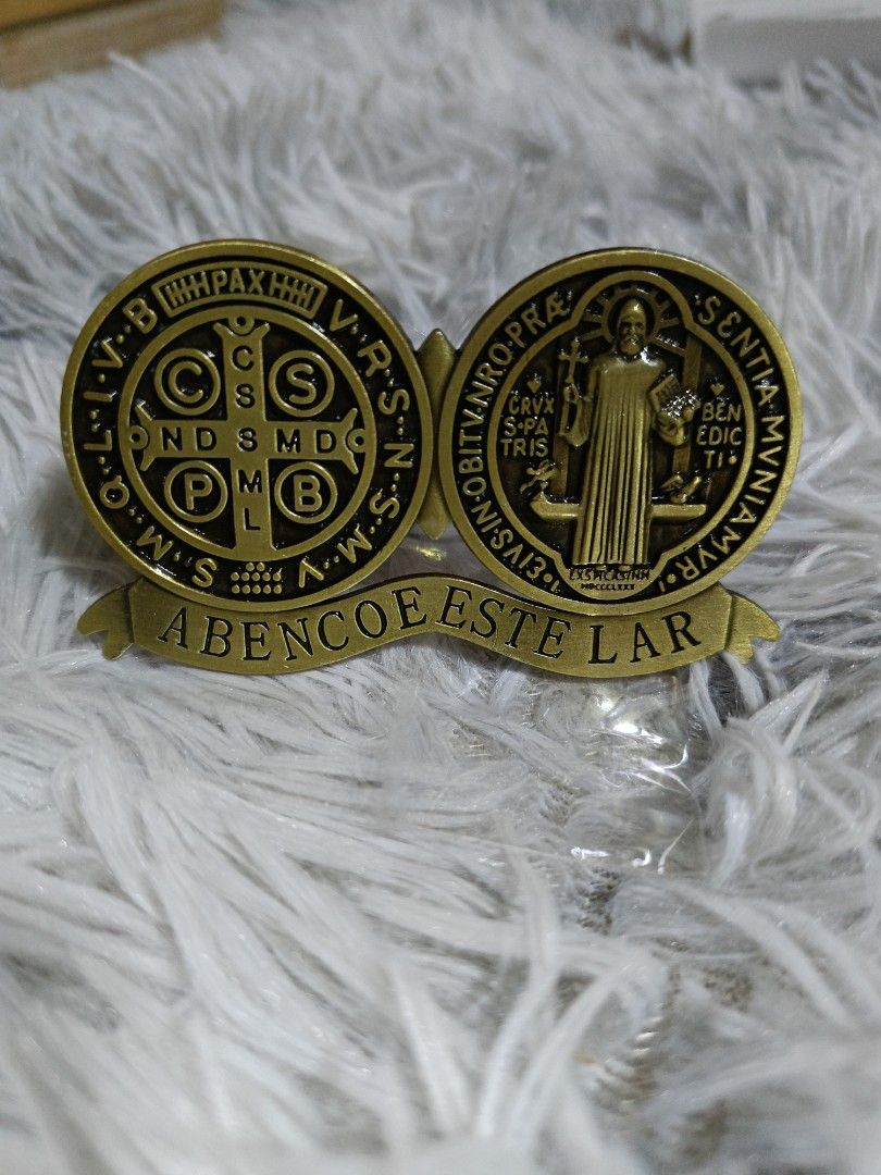 St Benedict Medal Table Decor (Category: Religious Items) located in Manila. Submitted by lyfrancois14 (Listing ID 1408233475, Image 1). Description: .