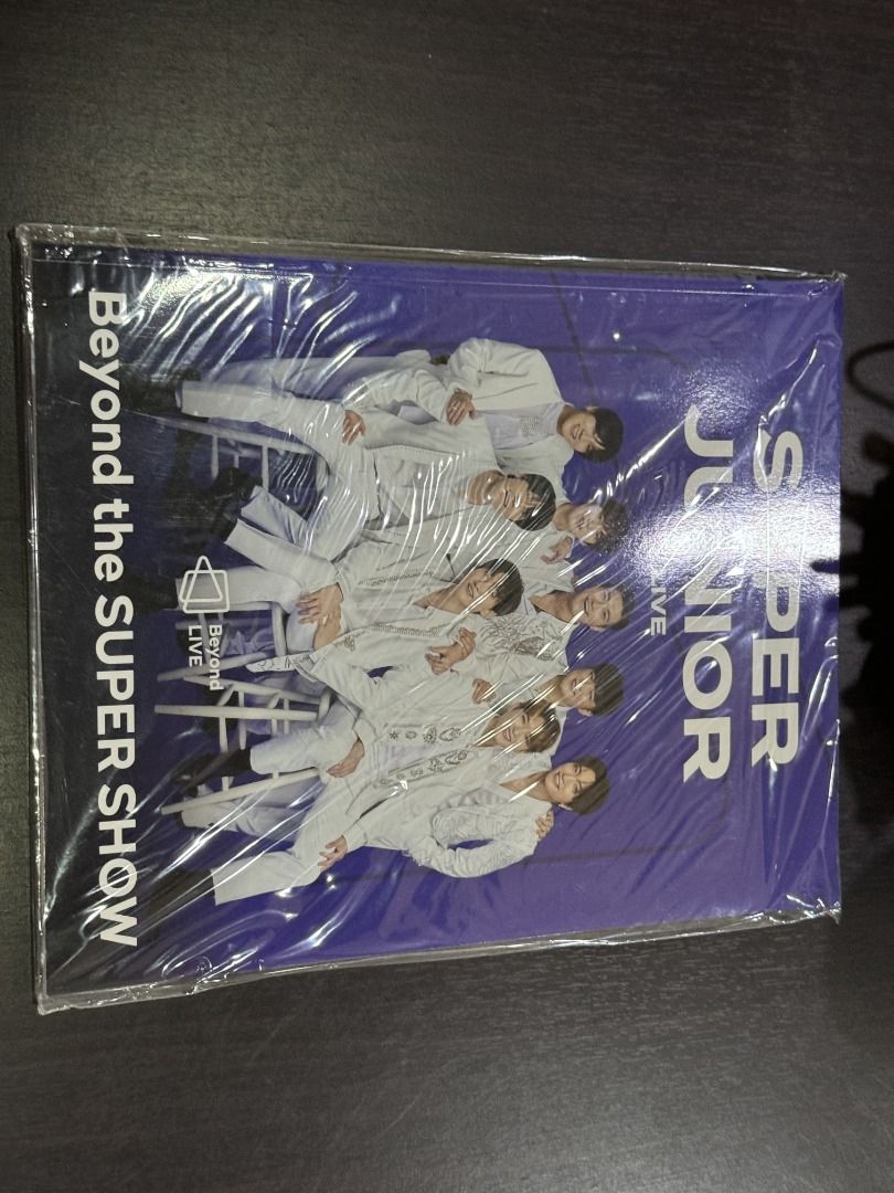 Super Junior Beyond the Super Show Live DVD (Category: CDs & DVDs) located in Ipil. Submitted by wisedeer.32259c (Listing ID 1408177904, Image 1). Description: - Sealed Super Junior Beyond the Super Show Live DVD - Features Super Junior members - Members are in white outfits - Perfect for ELFs! - Still in original packaging.