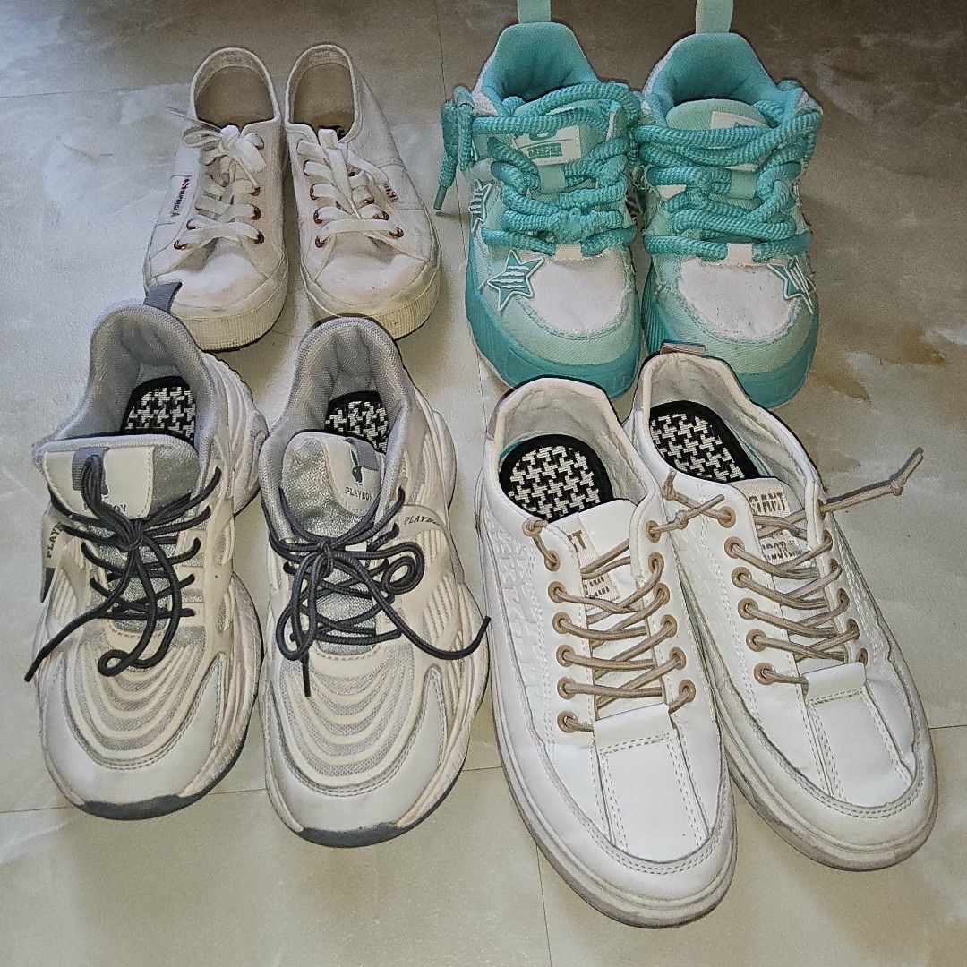 Superga White Rose Gold Sneakers (Category: Sneakers) located in Alaminos. Submitted by shee.jimenez (Listing ID 1408226981, Image 1). Description: size 7 and 8.