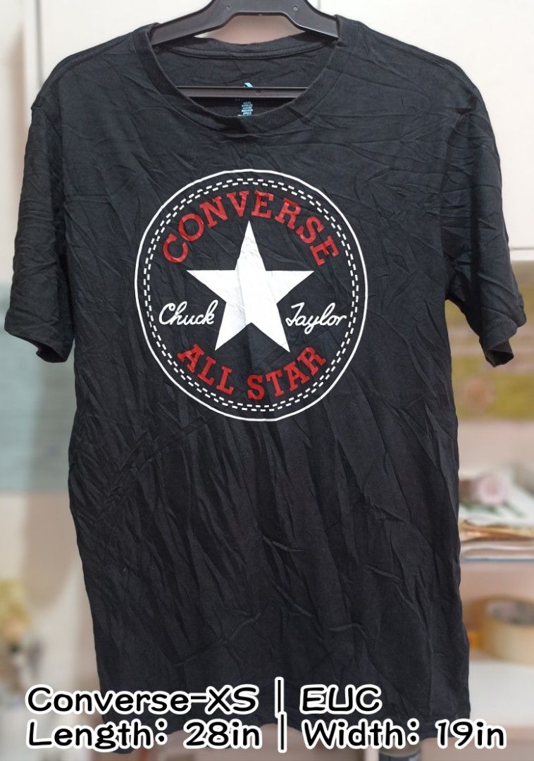 Thrifted Authentic Converse Men's T-shirt (Category: Tshirts & Polo Shirts ) located in Biliran. Submitted by QandQ2022 (Listing ID 1408210693, Image 2). Description: Excellent condition. Ukay source..
