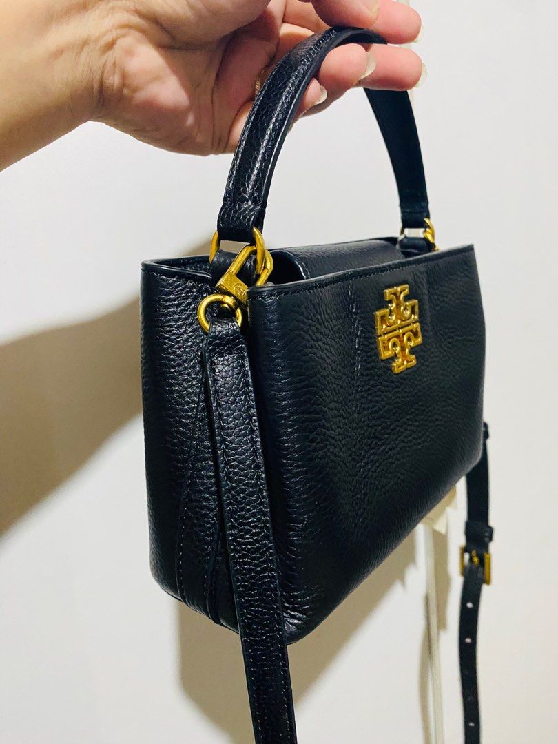 TORY BURCH BRITTEN micro (Category: Luxury Bags & Wallets) located in Cagayan de Oro. Submitted by luxeyhn (Listing ID 1408148417, Image 2). Description: good as BRANDNEW comes with tag, dustbag and paperbag used once only.