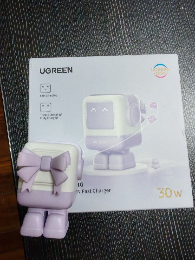 Ugreen Uno RG 30w (Category: Chargers & Cables) located in Makati City. Submitted by mybentables (Listing ID 1408219958, Image 1). Description: Used once to check if working properly. Item is in good condition. Firm on price. RFS: I bought the wrong variant.