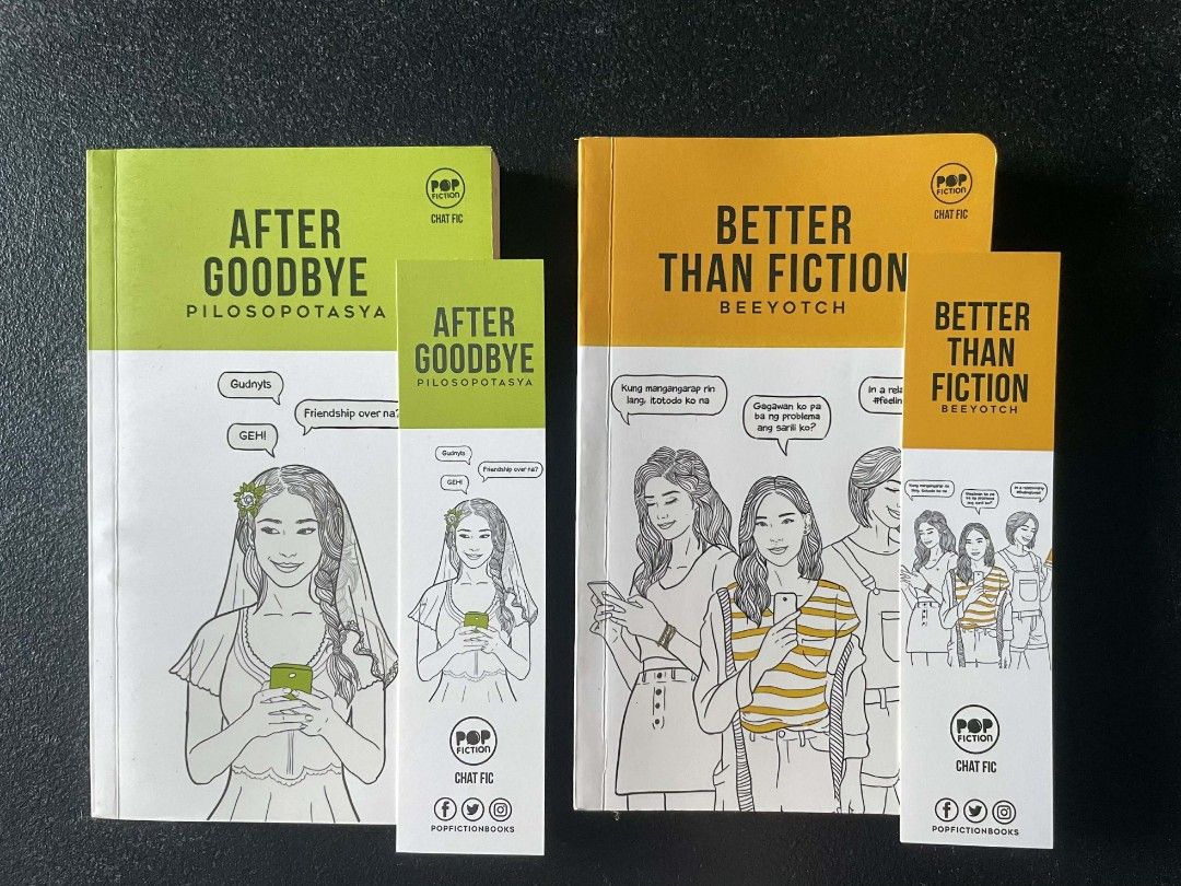 Wattpad Books Bundle for Sale (Category: Storybooks) located in Marilao. Submitted by mamiai_store (Listing ID 1408179921, Image 3). Description: Pre-loved Wattpad Books: •After Goodbye by pilosopotasya •Better Than Fiction by beeyotch -- sold as set only for 180 php -- dm for more inquiries.