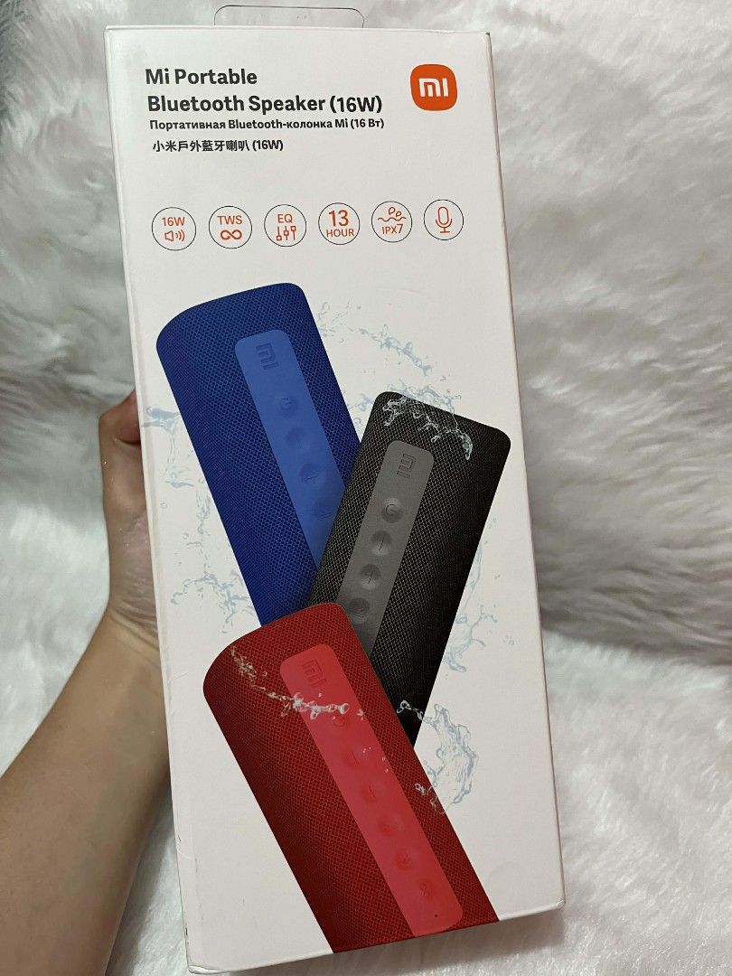 Xiaomi Mi Portable Bluetooth Speaker Waterproof (16W) (Category: Soundbars, Speakers & Amplifiers) located in Marikina City. Submitted by jameeeessssm (Listing ID 1408120942, Image 2). Description: Xiaomi Mi Portable Bluetooth Speaker Waterproof (16W) .