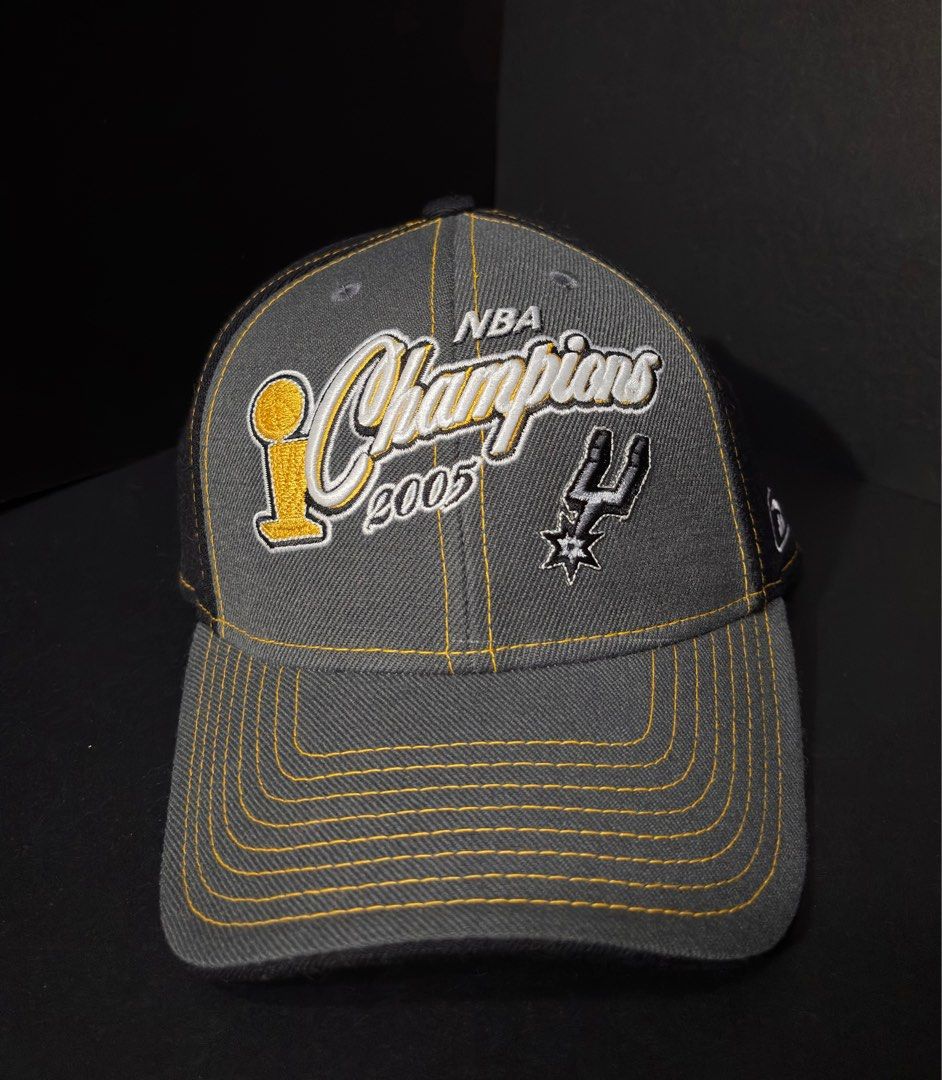 2005 SAN SPURS NBA CHAMPIONSHIP CAP (Category: Caps & Hats) located in Malabon City. Submitted by nbacardscollection (Listing ID 1408434415, Image 1). Description: .