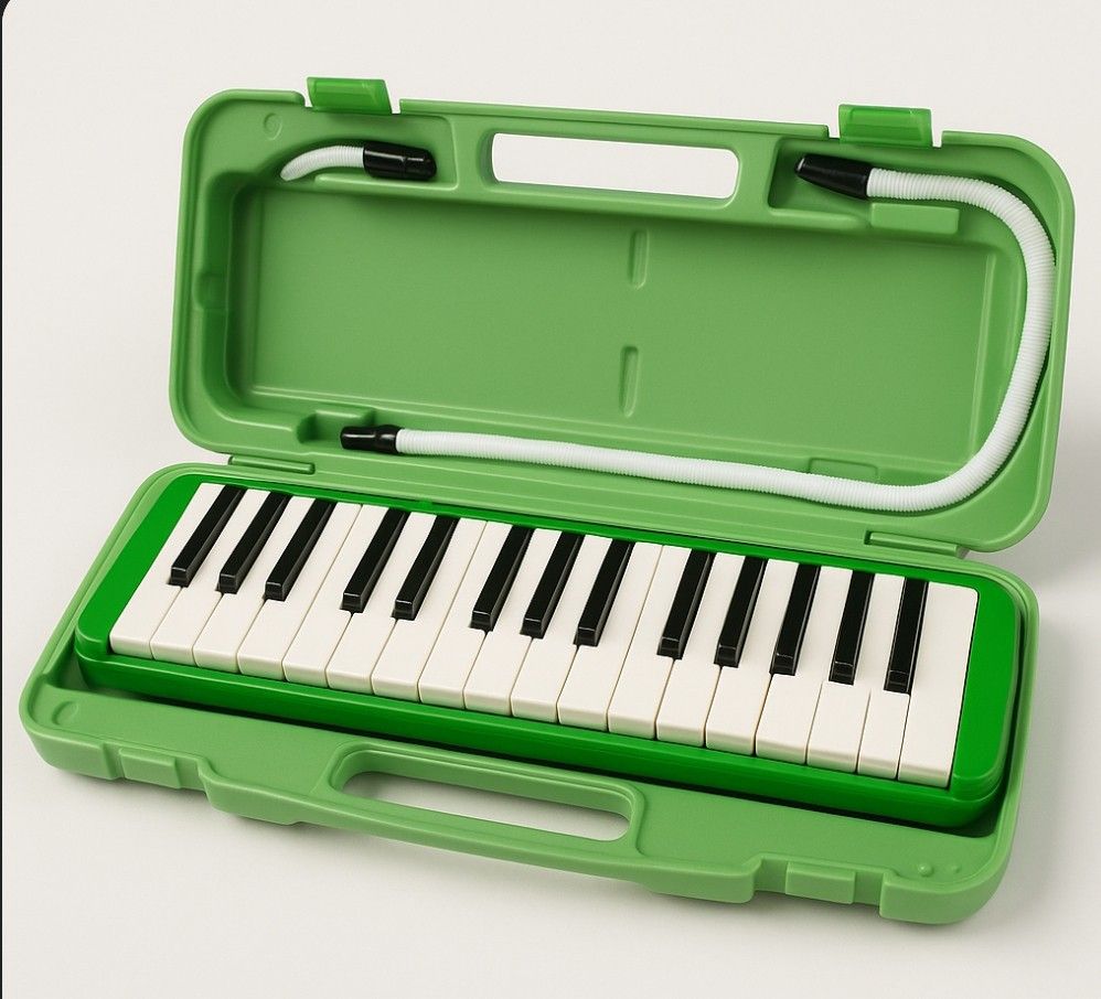 32 Key Melodica (Category: Musical Instruments) located in Manila. Submitted by maggeee (Listing ID 1408467140, Image 1). Description: - 32-key melodica - Vibrant green color - Includes a protective case - Excellent condition - Ideal for beginners and music enthusiasts -pipe replaceable .