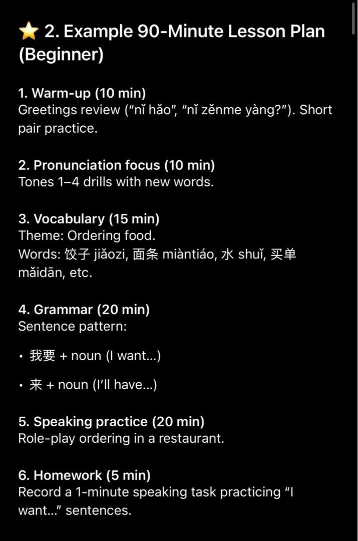 Adult Chinese Class - Beginner to Advanced (Category: Assessment Books) located in Singapore. Submitted by jeffsg88 (Listing ID 1408469522, Image 3). Description: Course goal: Build practical Mandarin skills for daily life, travel, and work. Level: Beginner–Advanced. Features: • Pinyin and pronunciation training • Essential vocabulary (daily life, travel, business) • Grammar patterns explained clearly • Speaking drills and conversation practice •