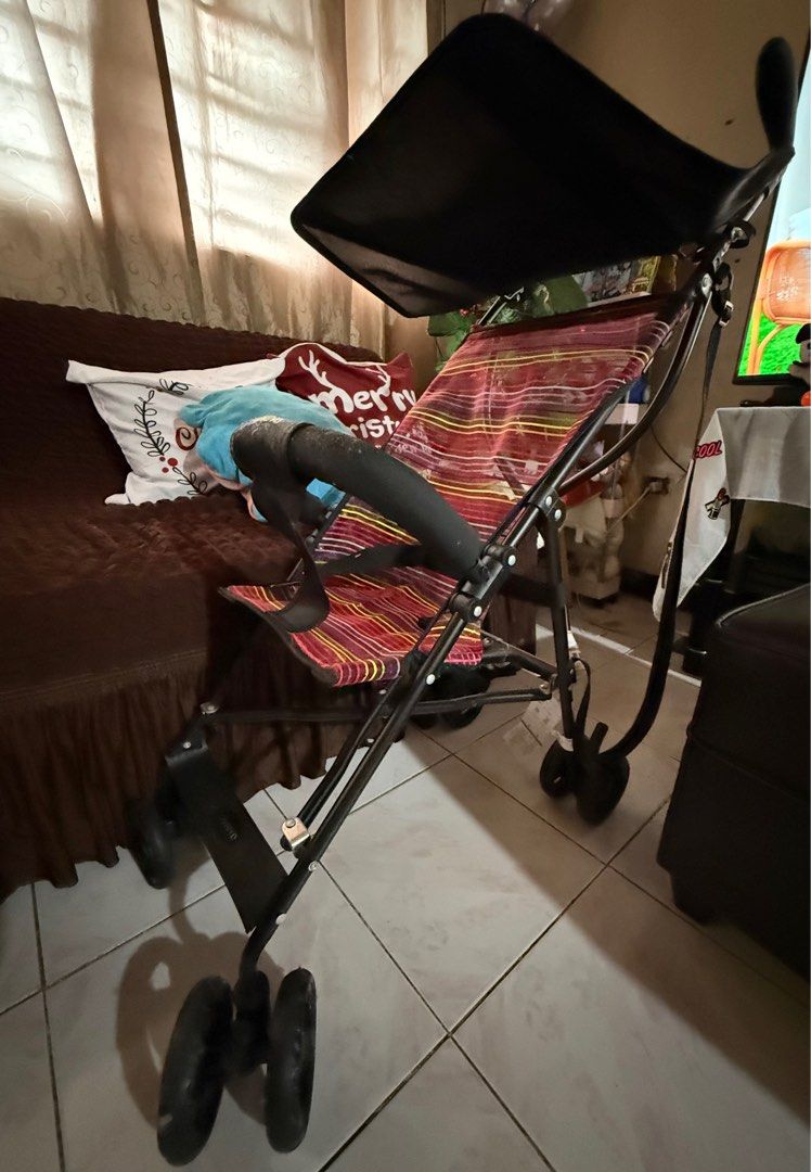 Apruva Stroller (Category: Strollers) located in Cainta. Submitted by g_anne14 (Listing ID 1408338415, Image 2). Description: Apruva Stroller Preloved Easy to fold Lightweight •needs cleaning 🙂.