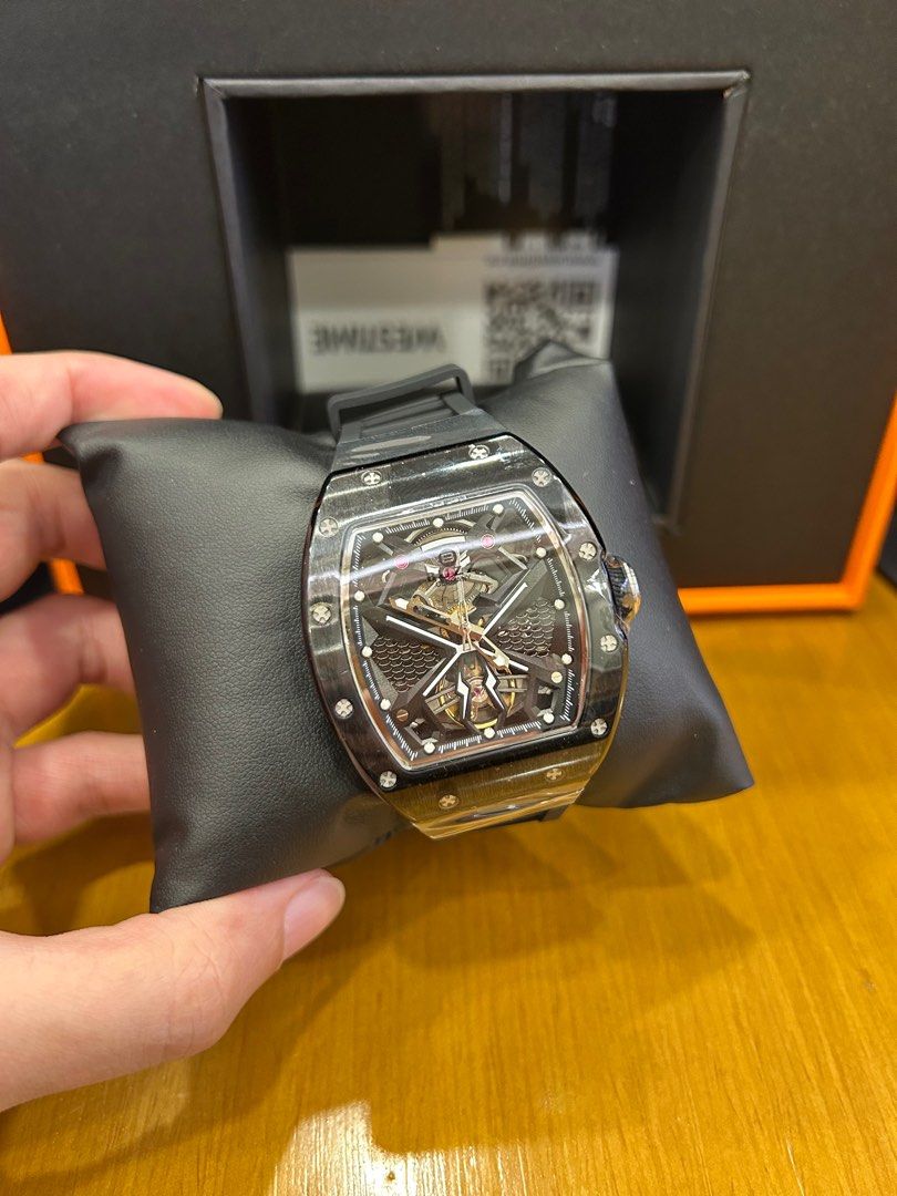 RM Inspired (Automatic) (Category: Men's Watches) located in Singapore. Submitted by edw911 (Listing ID 1408453150, Image 2). Description: Fully automatic Water proof Tourbillion With box Retail: $600.