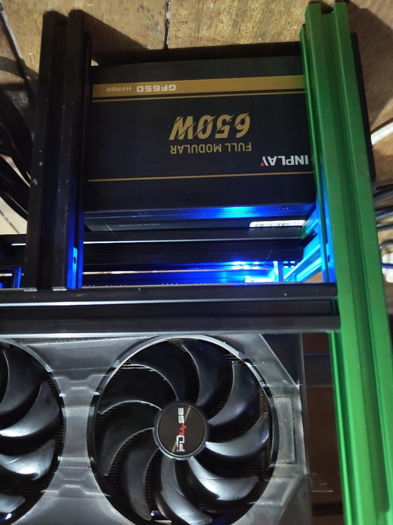 Barely Used Gaming Rig (Category: Desktops) located in Bacoor. Submitted by xandergreg26531 (Listing ID 1408383587, Image 3). Description: Gigabyte Aorus B550 Motherboard AMD Ryzen 5 3600 6-Core 16GB Ballistics RGB RAM AMD Radeon RX 5700XT 8GB 512GB Intel SSD Storage InPlay 650w Fully Modular PSU Jonsbo RGB CPU Cooler DIY Aluminum Kit *Individual component boxes included *No Monitor *No keyboard I built this rig in Dubai and I no longer have time