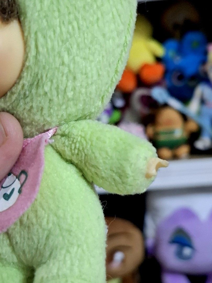 Big Head Green Tea Monchhichi CHARM RARE (Category: Character Goods) located in Bacolor. Submitted by franchescasnuggleplush (Listing ID 1408448811, Image 3). Description: 🚨RARE LIMITED EDITION SEKIGUCHI Monchichi Big Head Green Tea Monchhichi CHARM M - ₱𝟰𝟱𝟬 - Sekiguchi Keychain‼️ - selling as is: chipped in one hand - faded tag - MINE NOW, PAY NOW (first to pay basis) - wysiwyg, color may vary due to lighting and camera 📍location: Bacolor, 
