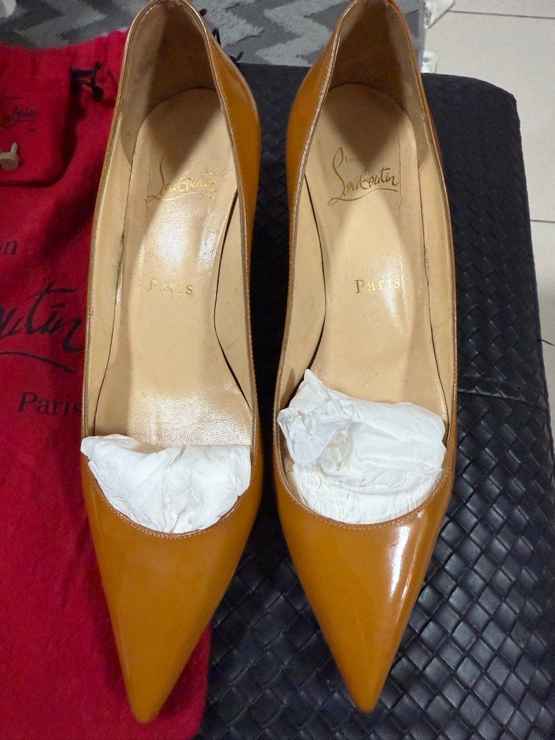 Christian Louboutin Kate Pumps (Category: Sneakers & Footwear) located in Quezon City. Submitted by mcacas (Listing ID 1408470174, Image 2). Description: -Includes dustbag, extra rubbers for heels and pouch -retails for $945 (₱56,000+), SELLING for ₱10,000 only -with sole protector .