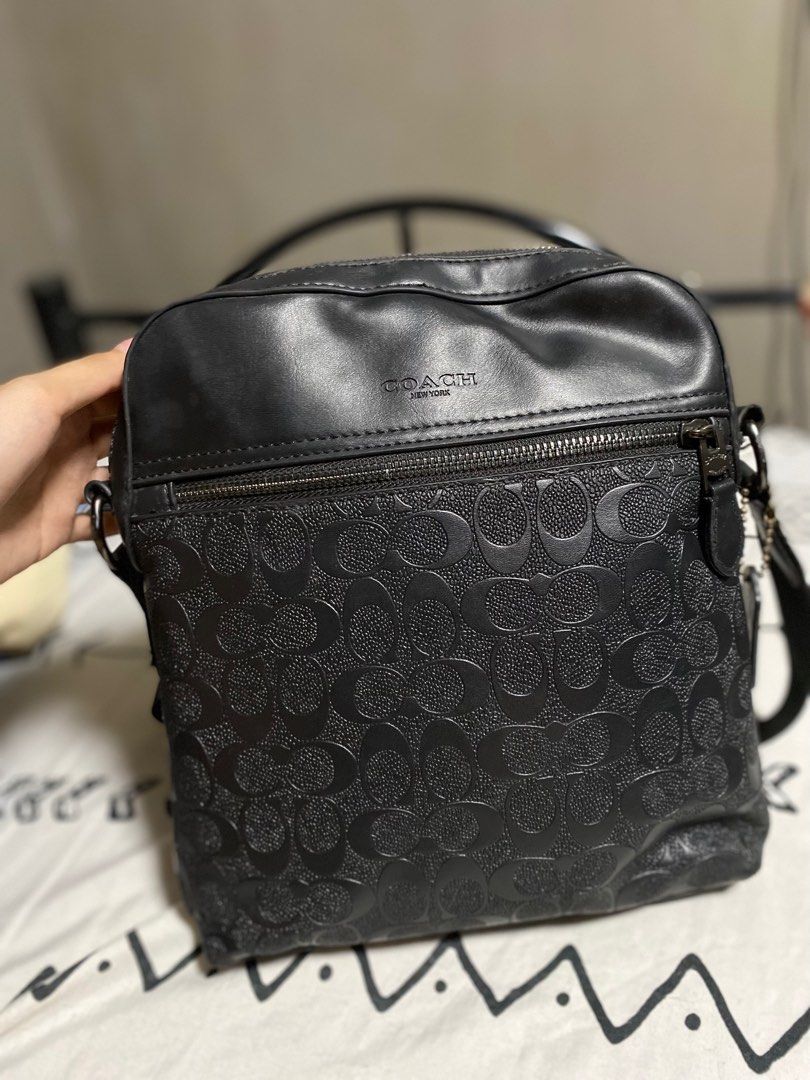 Coach sling bag (Category: Sling Bags) located in Paranaque City. Submitted by d_clutterss (Listing ID 1408432122, Image 1). Description: - class A - used twice only - added original coach charm.