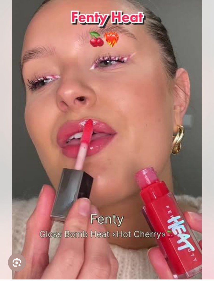Fenty Gloss Bomb Universal Lipgloss Hot Cherry (Category: Makeup) located in Quezon City. Submitted by mp_declutters (Listing ID 1408374621, Image 3). Description: Rfs: gifted. I have too many .
