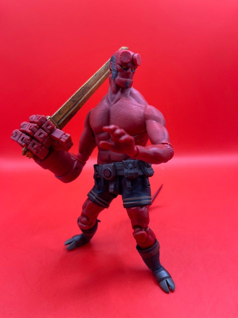 Hellboy Action Figure 1/12 Scale (Fully Posable, China) (Category: Figurines & Statues) located in Makati City. Submitted by vintagetoycollector (Listing ID 1408472201, Image 3). Description: Up for grabs is this super cool 1/12 Scale super articulated Hellboy Action Figure. The figure is in loose played with condition, but is still in good displayable shape. Please see the pictures above to best appreciate the toy. .