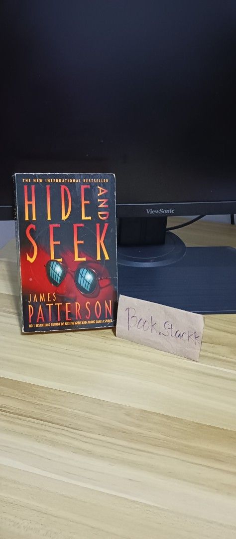 Hide and Seek by James Patterson (Category: Storybooks) located in Calamba. Submitted by book.stackk (Listing ID 1408417344, Image 1). Description: **All books are second hand. Please manage your expectations. ‎❗payment within 24 hours❗ ‎Format: MMPB ‎Condition: tanned pages, signs of wear on the book cover, creased spine. ‎Price: ₱ 60 ‎Mode of Payment: Gcash or Bank Transfer (BPI, Seabank (Maribank now) or GoTyme) ‎Mode of Delivery: J&T, LBC or 