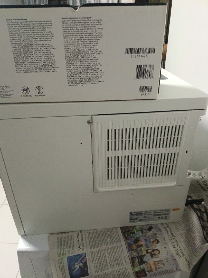 HP Printer (Category: Printers, Scanners & Copiers) located in Singapore. Submitted by dnana.b (Listing ID 1408357629, Image 3). Description: HP Laserjet Enterprise M553 Extra ink available at separate Cost.