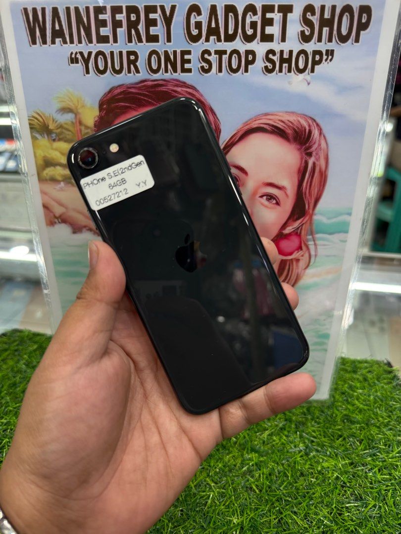 iPhone Se 64gb (F.U) (Category: iPhone SE Series) located in San Juan City. Submitted by wainefreygadgetshop (Listing ID 1408351588, Image 1). Description: iPhone Se 64gb (F.U) (SEARCH NYO NALANG FULL SPECS) ALL GOODS AT WORKING NO REPAIR HISTORY NO HIDDEN ISSUE MAY TRUE TONE MAY FACE I.D 81% BATTERY HEALTH NO ACCOUNT UNLI RESET READY TO USE DI MASYADO MAKINIS KAYA MURA YAN LANG PO HINEST ISSUE THE REST WALA NA TEST ALL YOU WANT BAGO BAYARAN For 