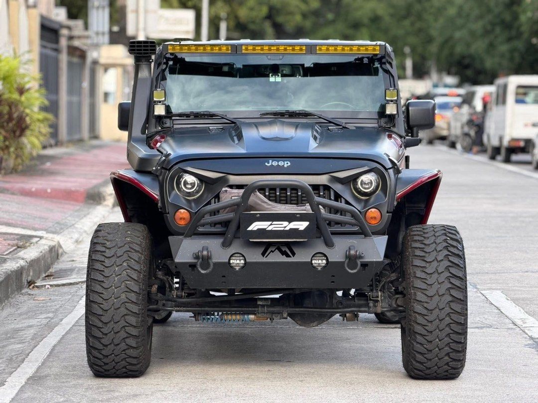 Jeep Wrangler Rubicon 4x4 Auto (Category: Used Cars) located in Manila. Submitted by quality_cars (Listing ID 1408458867, Image 1). Description: ❗️New arrival / Quality unit guaranted❗️ For sale , CASH , Trade in , Financing ✔️2014 acquired JEEP WRANGLER RUBICON 4x4 AUTOMATIC TRANSMISSION MATTE BLACK FIRST OWNED ACQUIRED ‼️ LOADED SAGAD 1.5million worth of upgrades ‼️ Do the math 💯Pristine condition in & out 💯Class AAA unit 💯No issues guarante