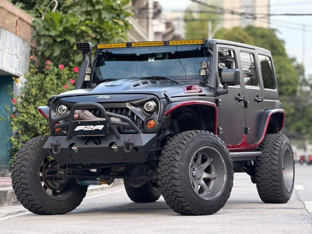 Jeep Wrangler Rubicon 4x4 Auto (Category: Used Cars) located in Manila. Submitted by quality_cars (Listing ID 1408458867, Image 3). Description: ❗️New arrival / Quality unit guaranted❗️ For sale , CASH , Trade in , Financing ✔️2014 acquired JEEP WRANGLER RUBICON 4x4 AUTOMATIC TRANSMISSION MATTE BLACK FIRST OWNED ACQUIRED ‼️ LOADED SAGAD 1.5million worth of upgrades ‼️ Do the math 💯Pristine condition in & out 💯Class AAA unit 💯No issues guarante