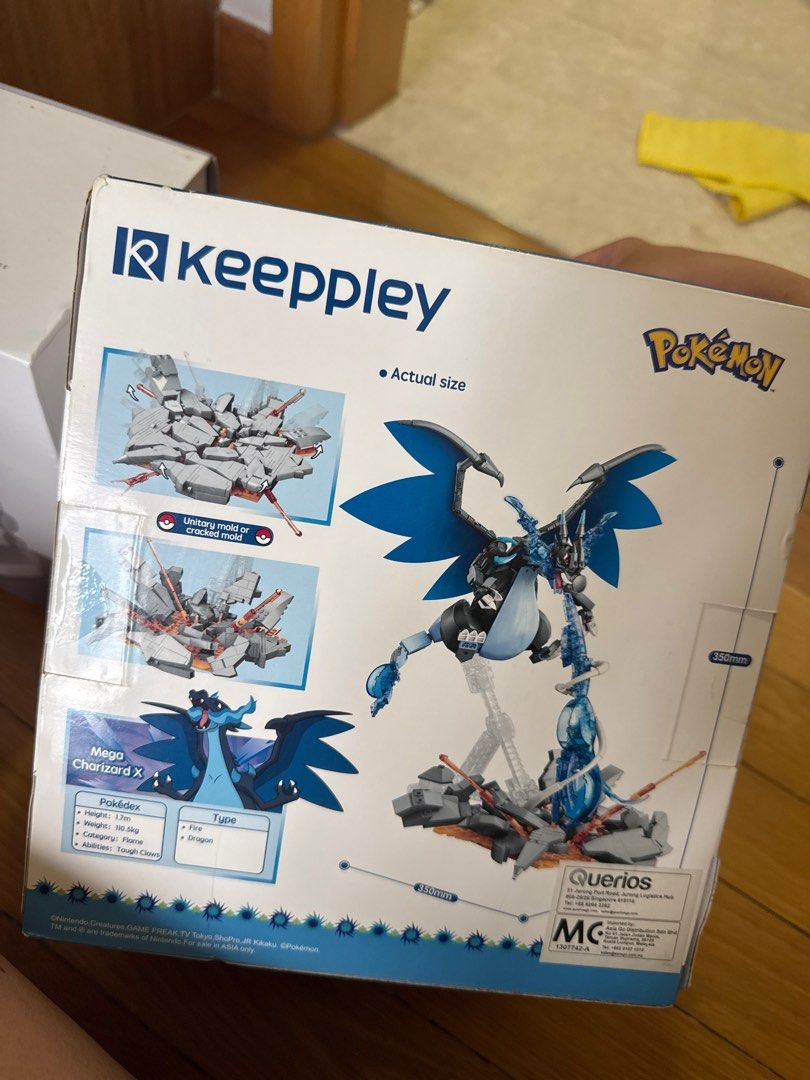 Keepley Pokemon Mega Charizard X Building Block Set, Hobbies & Toys ...
