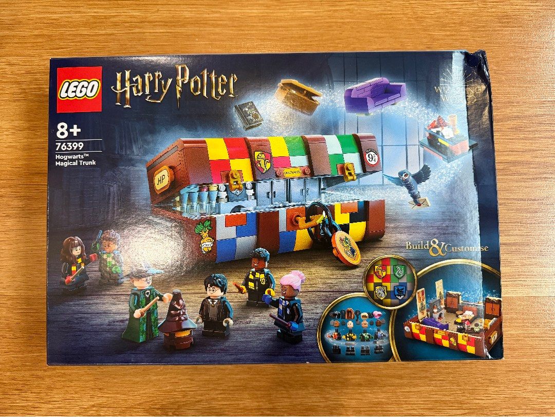 LEGO 76399 Harry Potter Magical Trunk (Category: Lego & Building Sets) located in Quezon City. Submitted by rubicscube (Listing ID 1408421927, Image 1). Description: BNIB. Sealed. Box condition as in photos. MOP: GCash, BPI Buyer to shoulder and arrange for pick UP from Commonwealth. .