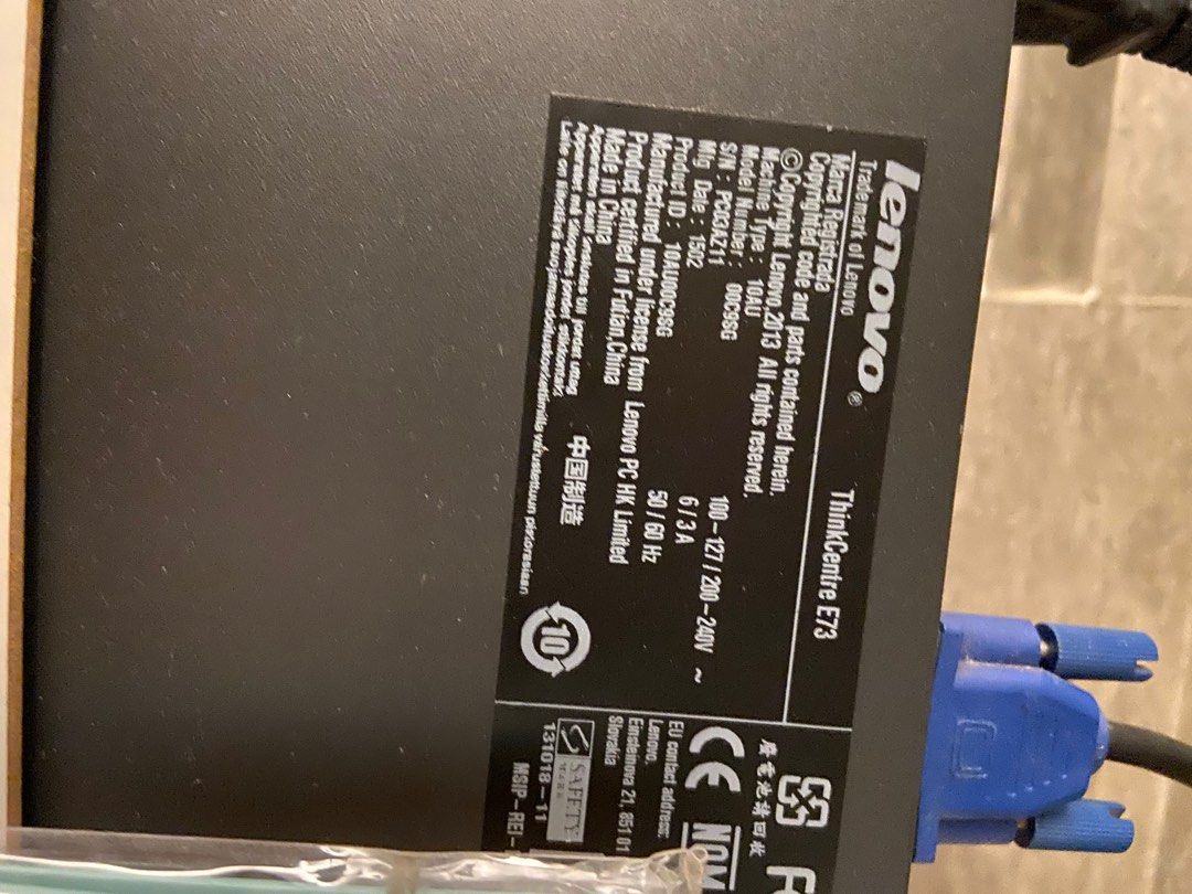 Lenovo ThinkCentre E73 Desktop PC