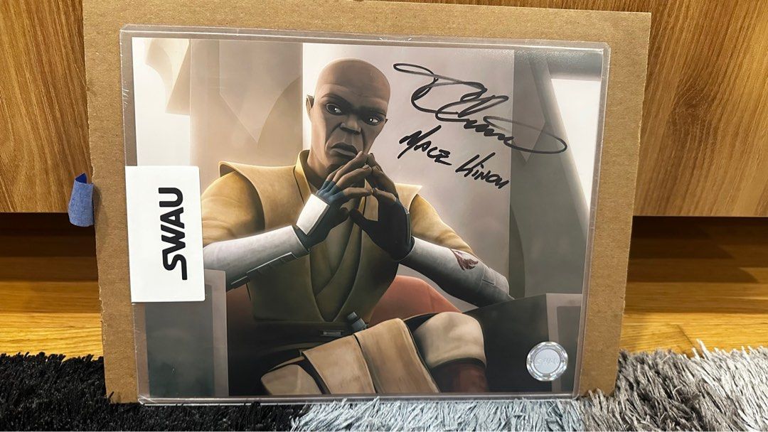 Mace windu 8x10 poster signed by Terrence "T.C." Carson (Category: Western Merchandise) located in Antipolo. Submitted by agentjic (Listing ID 1408335850, Image 1). Description: Signed by Terrence “T.C.” Carson Star Wars clone wars .
