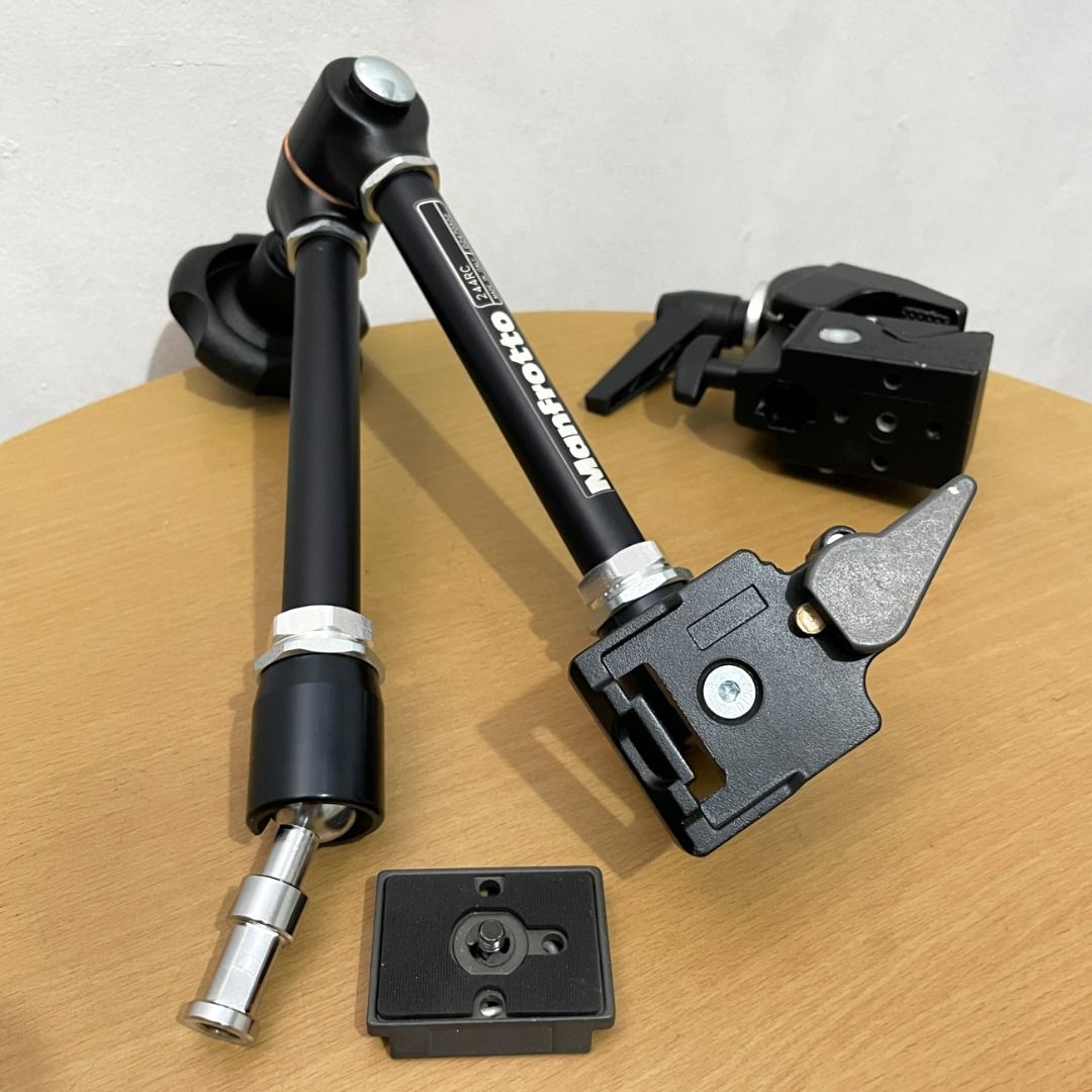 Manfrotto 244RC Photo Variable Friction Magic Arm + 035 Super Clamp (Category: Tripods & Monopods) located in Dasmarinas. Submitted by iamjpbm (Listing ID 1408460628, Image 3). Description: For sale: Manfrotto 244RC Friction Magic Arm + 035 Super Clamp (Made in Italy) (Ideal for photo, video, vlogging, streaming, podcasts, production, etc.) Minor issue: - visible signs of usage - cracked rubber pad on clamp but doesn't affect its function I have 