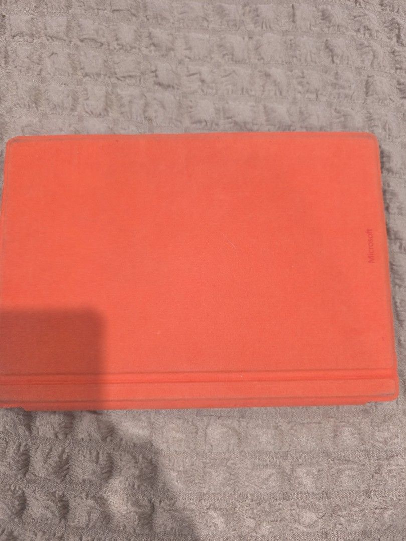 Microsoft Surface 3 Tablet with Keyboard (Category: Laptops & Notebooks) located in Las Pinas. Submitted by jpntrader (Listing ID 1408389544, Image 3). Description: - Microsoft Surface 3 tablet - Orange keyboard cover included - Issue not working some key ( #6 and ¥ ... but you can use keybord on touchscreen if when you need to use that key) - Windows interface - Japanese keyboard layout - Integrated trackpad.