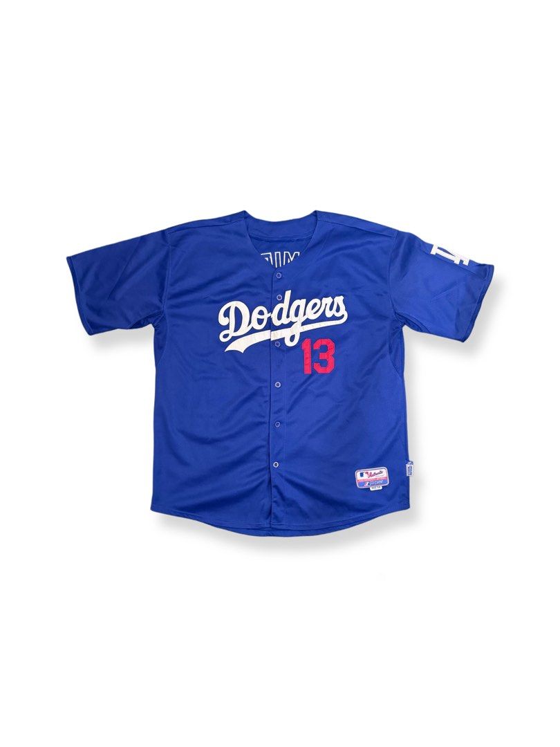 MLB Los Angeles Dodgers Baseball Jersey (Hanley Ramirez #13) (Category: Activewear) located in Cavite. Submitted by hiddengrailz (Listing ID 1408482174, Image 1). Description: MLB Los Angeles Dodgers Baseball Jersey (Hanley Ramirez #13) 32.5x 25.5 SIZE 2XL Condition: 9.5/10 *cut-tag only issue 📍 Imus, Cavite.