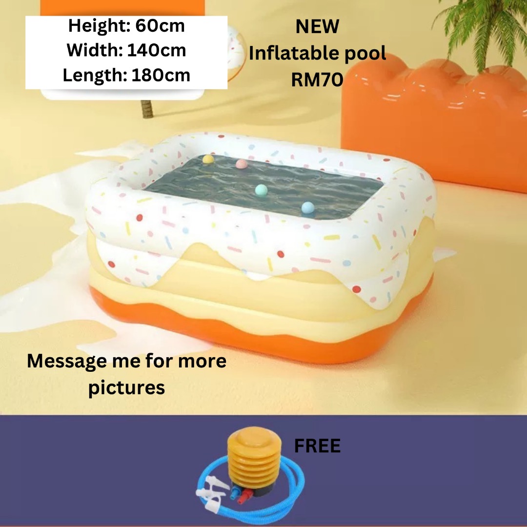 New Inflatable Pool, Babies & Kids, Infant Playtime on Carousell