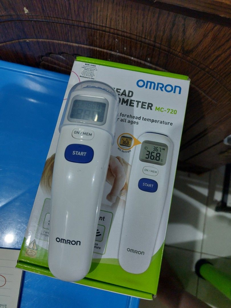 Omron MC-720 Digital Forehead Thermometer (Category: Thermometers) located in Quezon City. Submitted by moninamercado (Listing ID 1408359076, Image 1). Description: .
