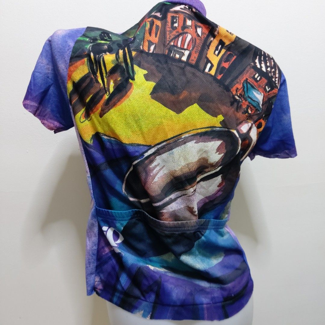 Opal Izumi Women's Small Top (Category: Sleeveless) located in Muntinlupa City. Submitted by rigoutmafia (Listing ID 1408457587, Image 2). Description: - Opal Izumi women's top - Size: Small - Features a vibrant, artistic print with blue, purple, yellow, and orange colors - Made in the USA - Lightweight fabric, ideal for warmer weather - issue : cut yun lower part na garter.