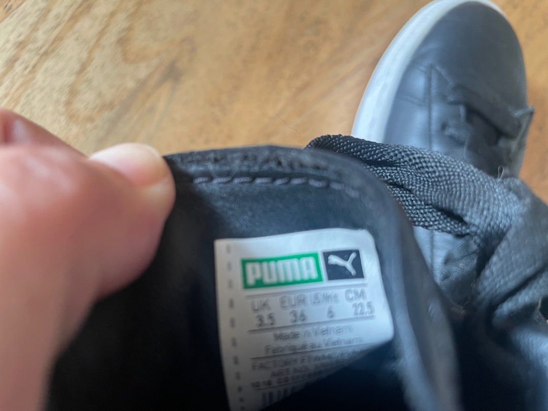 Puma black sneakers (Category: Sneakers) located in Taguig. Submitted by nrlaynes (Listing ID 1408345981, Image 3). Description: .