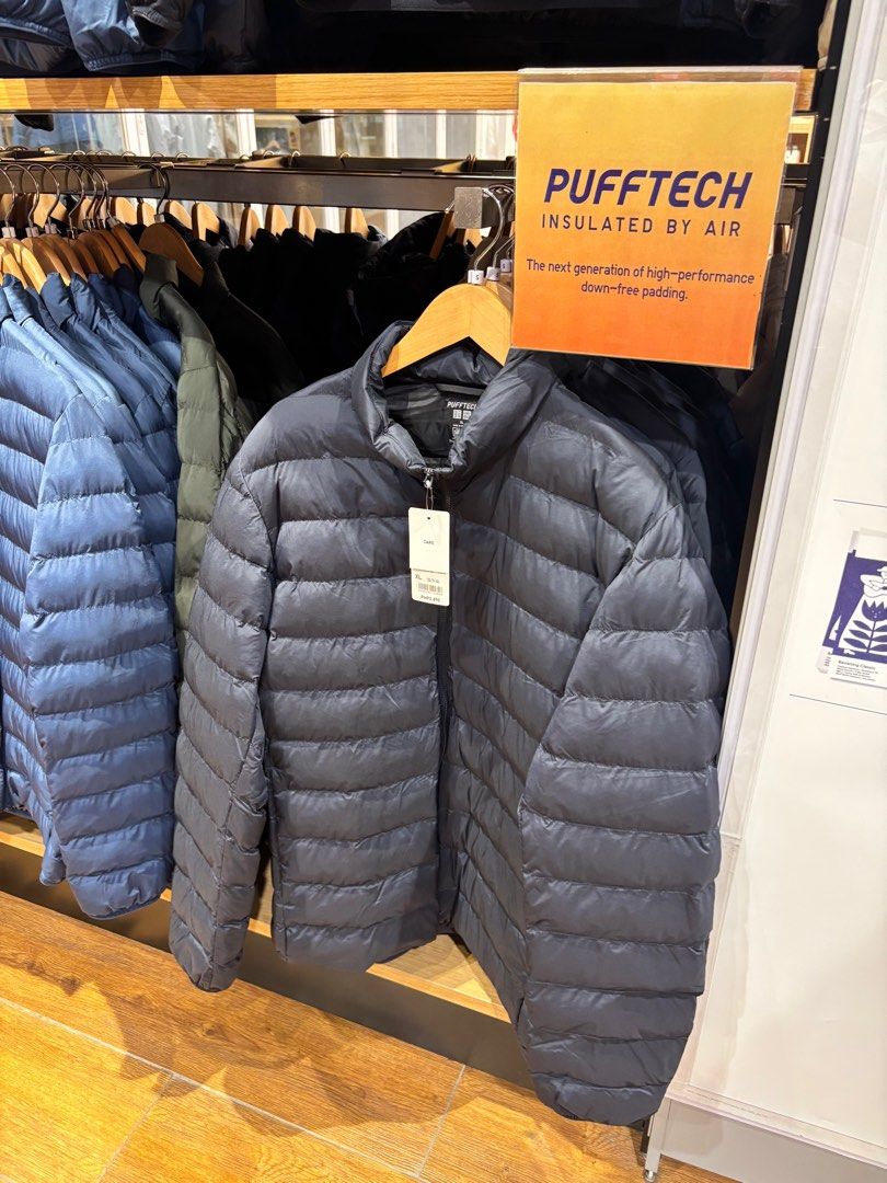 UNIQLO Puffer Jacket (pufftech) (Category: Coats, Jackets and Outerwear) located in Paranaque City. Submitted by soapsian (Listing ID 1408496250, Image 2). Description: Original price: 3490php Wore once this December 2025 in Korea. With price tag and receipt..