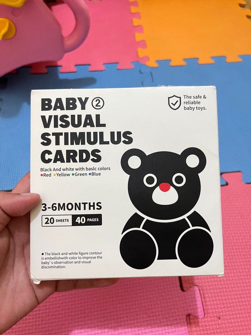 Visual stimulus cards (Category: Educational & Learning Toys) located in Quezon City. Submitted by mmdecluttering (Listing ID 1408313231, Image 3). Description: 3 for 100 na po.