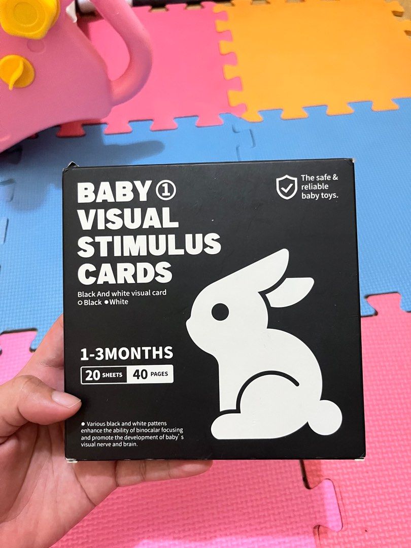 Visual stimulus cards (Category: Educational & Learning Toys) located in Quezon City. Submitted by mmdecluttering (Listing ID 1408313231, Image 2). Description: 3 for 100 na po.