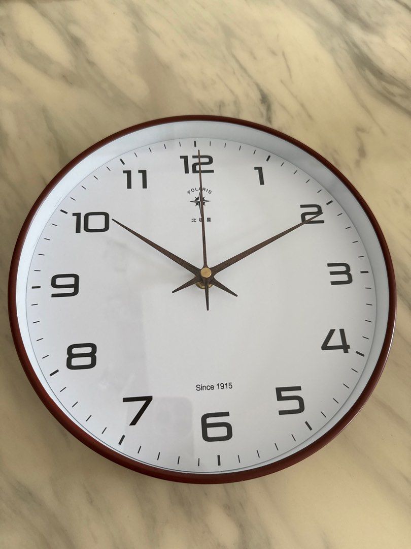 Wall Clock (Category: Clocks) located in Singapore. Submitted by lily_jade13 (Listing ID 1408342385, Image 1). Description: Brand new wall clock with original protective packaging .