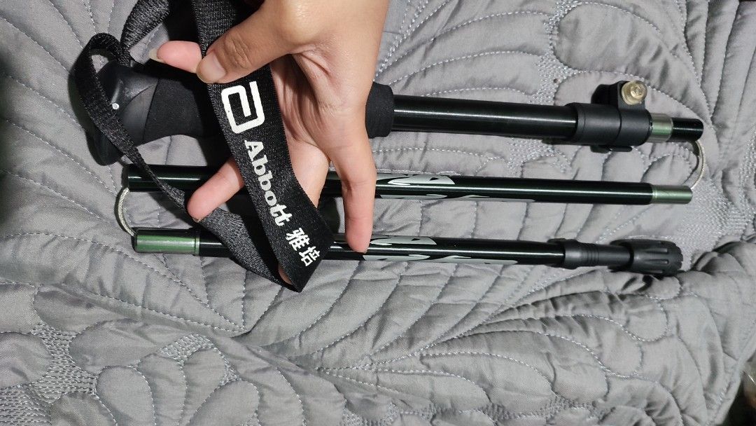 Abbott Trekking Pole (Category: Hiking & Camping) located in Baguio. Submitted by lynx_. (Listing ID 1408616382, Image 2). Description: ABBOTT Single Trekking Pole Preloved In excellent condition hindi po napudpud. FS: I have new trekking poles na po. ₱960, with lp sure buyer. .